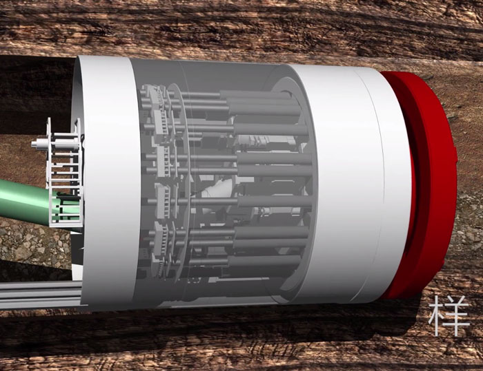 地铁施工三维动画