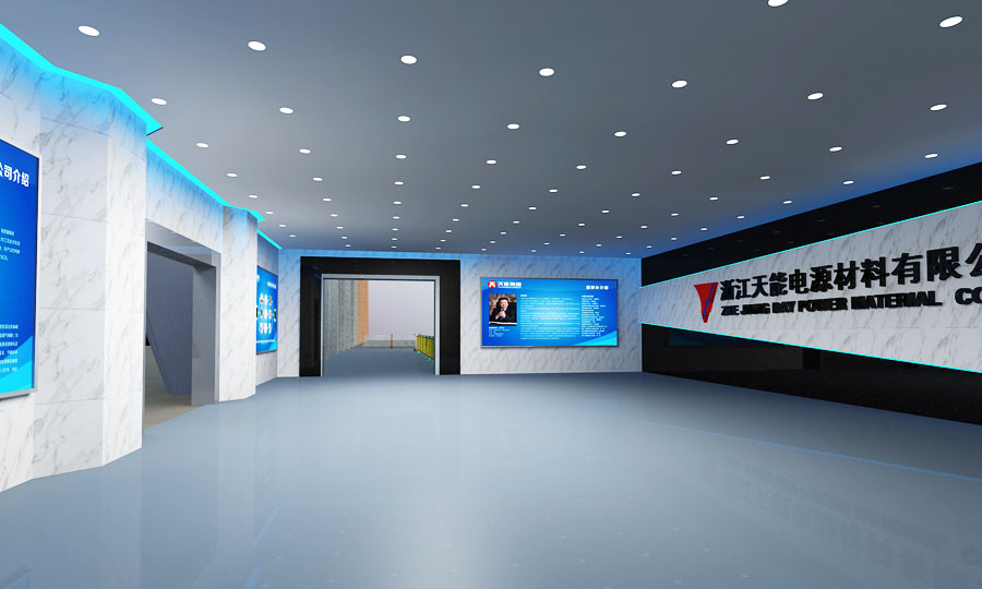 天能工厂参观通道设计