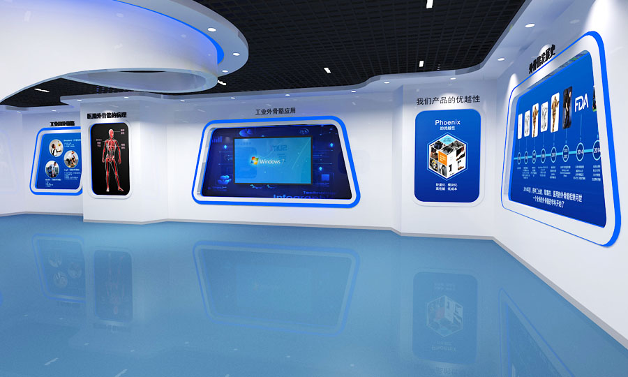 简单介绍一下杭州多媒体展厅设计细节